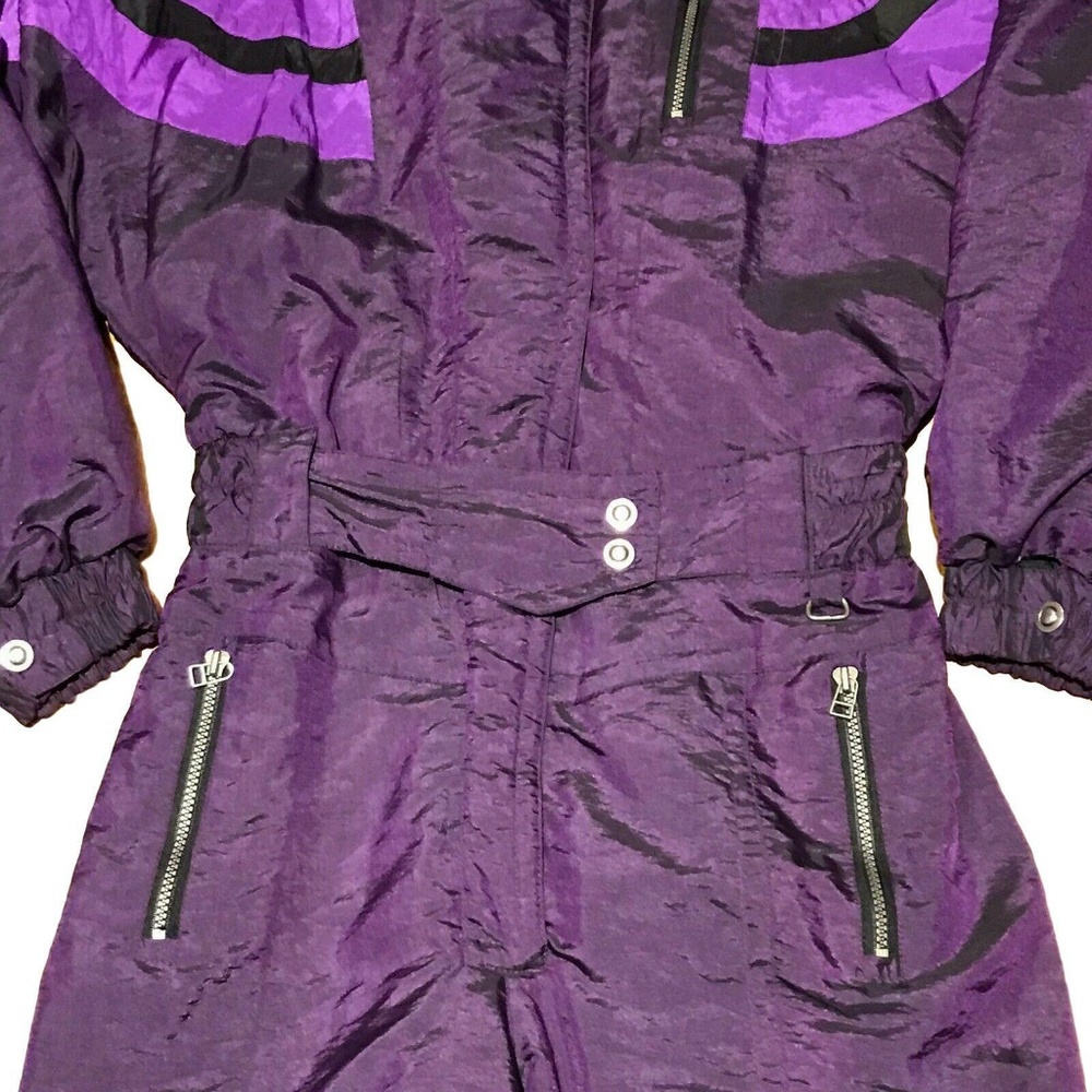 Vtg Cornice Womens Snow Ski Suit Snowboard Purple - Picture 6 of 8